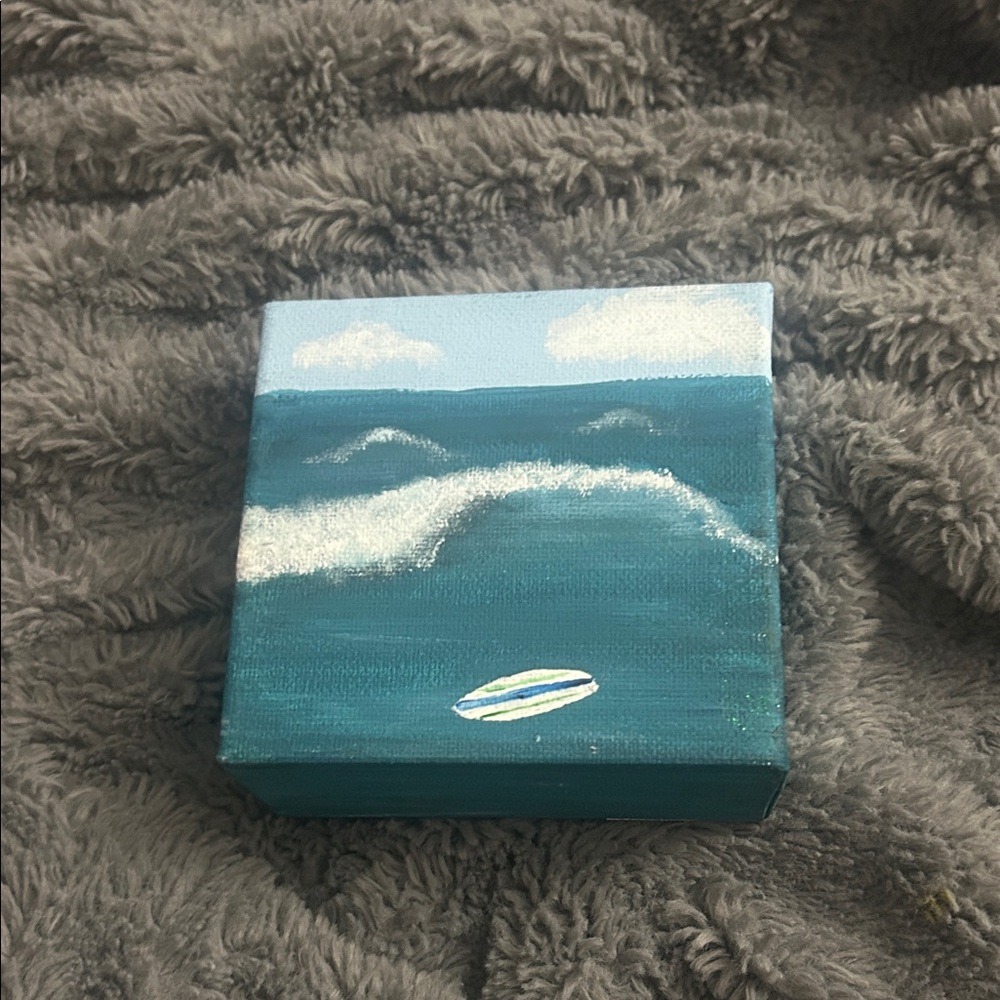 Ocean Wave Canvas Art 4x4